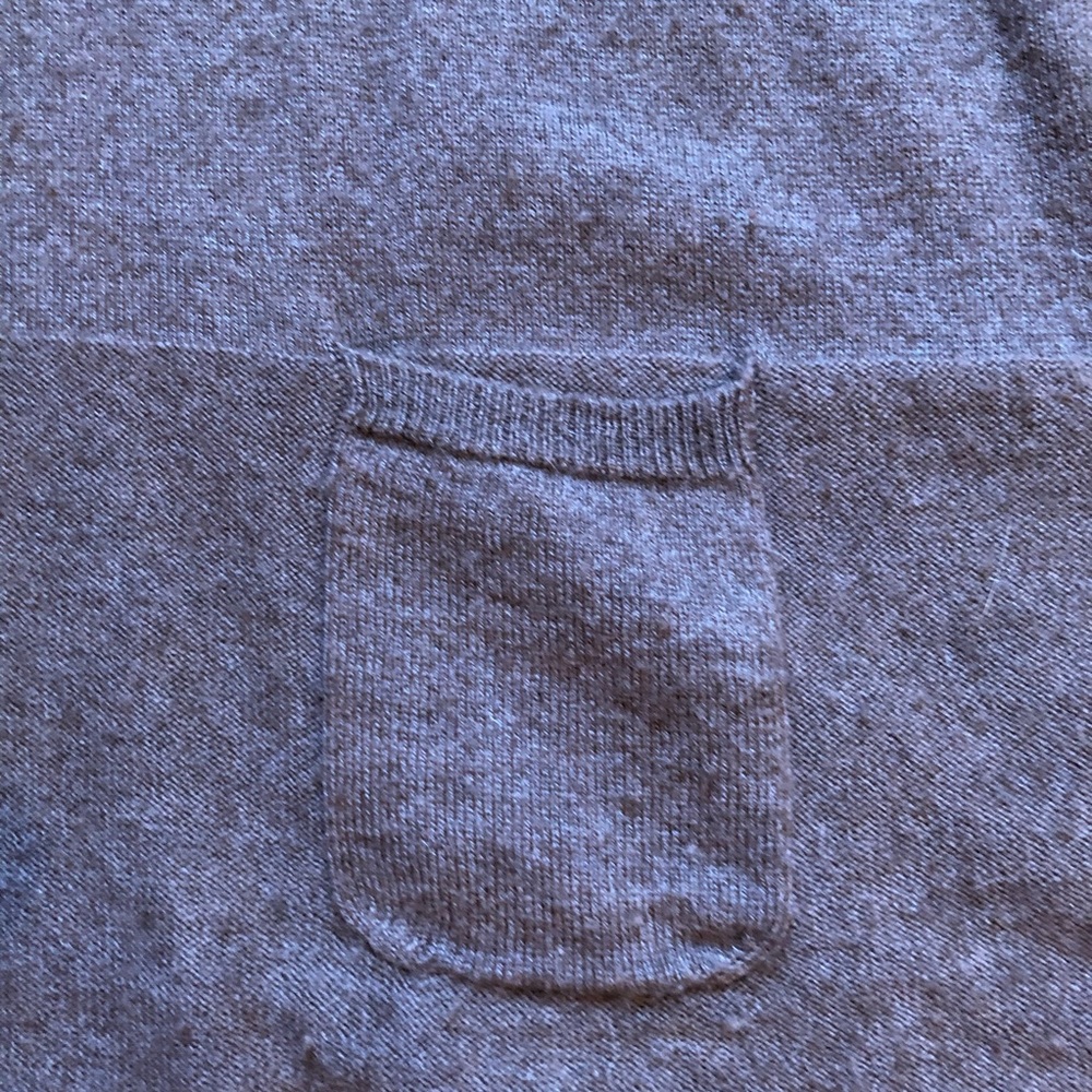 Sinéquanone Paris Light Brown Wool Blend Sweater Dress - Size M | V-Neck Mini - Picture 11 of 16